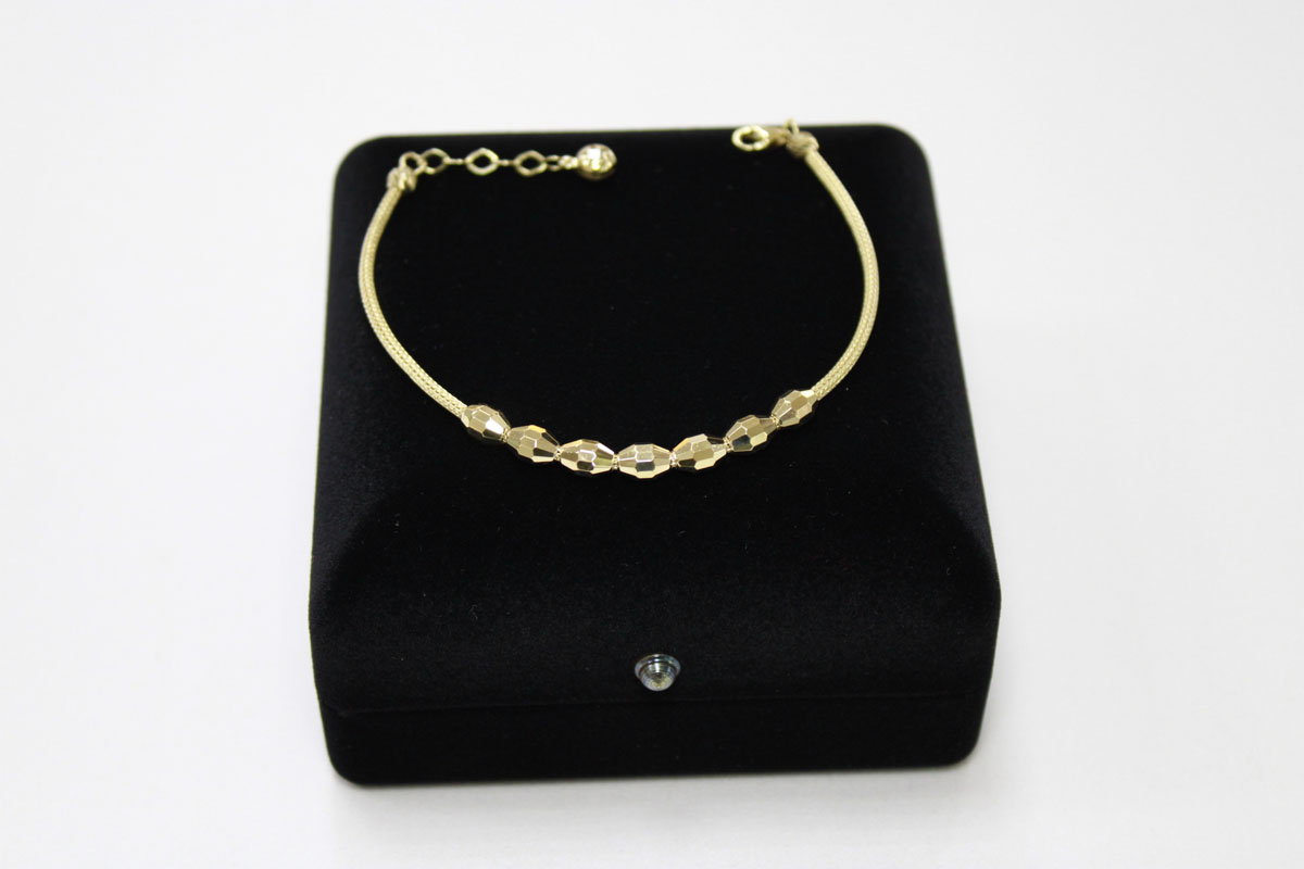 Дамска златна гривна „Golden Ellipse“ 14K