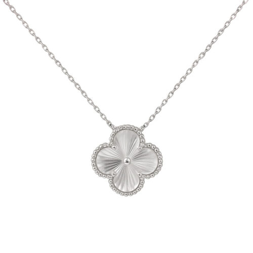Дамско златно колие „White  Clover“ – 14К