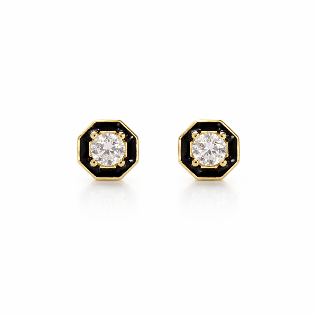 Black Frame Stud JO292 - Image 2