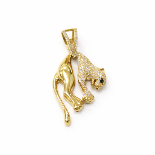 Golden Panther Pendant